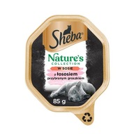 SHEBA NATURE'S ŁOSOŚ SOS TACKA 85G KARMA DLA KOTA