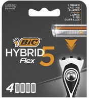 Wkłady do maszynek Bic Hybrid 5 Flex 4 szt.