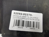 mudguard left rear part mudguard flap TOYOTA COROLLA E16 E18 13-19 / 52592-02270