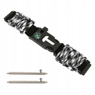 PASEK BRANSOLETKA SURVIVALOWA PARACORD 6W1 DO SAMSUNG 22MM