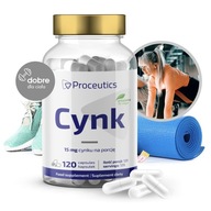 Cynk 15mg 120 kaps. suplement diety Proceutics
