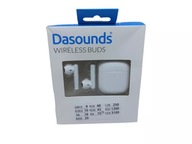 SŁUCHAWKI DASOUNDS WIRELESS BUDS BIAŁE