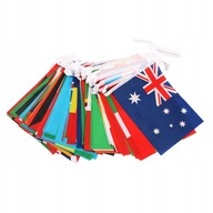National Flag Flag Banner 100 krajín Svetové vlajky