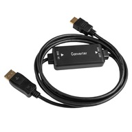 Prevodník PAWONIK JL-HD1018K HDMI na Displayport 1,8 m