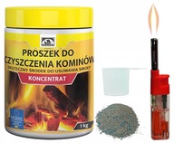 ŚRODEK CZYSZCZENIA KOMINA USUWANIA SMOŁY SADZY Z KOMINA PIECA HANSA 1KG