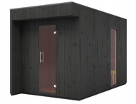 Sauna BOX zewnętrzna 400x200 cm przestronna ogród