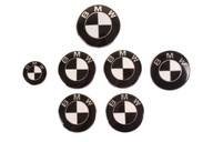 ZNACZKI EMBLEMATY BLACK CZARNY / BIAŁY BMW F22 F23 F45 F30 F31 F32 F33 F36