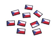 Naprasowanka mini flaga Republiki Czeskiej 100 szt