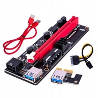 Riser PCI-E 1x16x USB 3.0 Plus SATA PCI-E 6