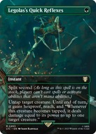 MTG Legolas's Quick Reflexes *Borderless* FOIL (R)