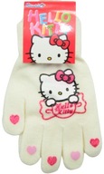 Rękawiczki dziecięce Hello Kitty Ecru Serduszka