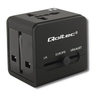 Qoltec Sieciowy adapter podróżny 10.5W 5V 2xUSB