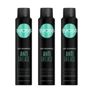 Syoss Anti Grease Suchý šampón 200ml x3
