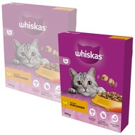 Whiskas Adult 1+ Sucha Karma Dla Kotów z Kurczakiem 2x300g