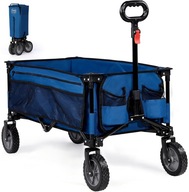 Składany ogrodowy wózek Timber Ridge TR-21727-1-BL-EU 80 kg Niebieski