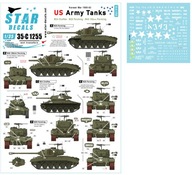 Star Decals 35-C1255 1/35 US Army Tanks in Korea