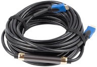 Kabel 20m HDMI-HDMI v2.0 Gold Lanberg 4K 3D DŁUGI