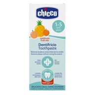 Chicco Tuttifrutti zubná pasta s fluoridom ananás 1-5 L 50ml