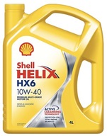 Motorový olej Shell Helix 4 l 10W-40 + ZAWIESZKA SERWISOWA MAXGEAR WYMIANA OLEJU I FITRÓW