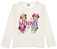 Disney Minnie Mouse oryginalna bluzeczka z bawełny 128 cm