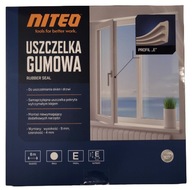 NITEO Uszczelka gumowa dł. 8m 9x4mm profil E biała