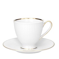 Csésze csészealjjal a lábán 250 ml Dália Arany vonal Chodzież