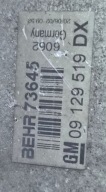 Radiatore / Raffreddatore INTECOOLER OPEL ASTRA G 1.7 DTI 09129519 DX