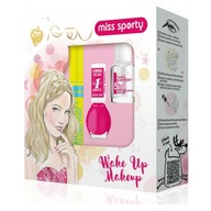 Miss Sporty Wake Up Makeup zestaw kosmetyczny mascara lakier odzywka baza