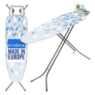 VASALÓDESZKA 120x38 cm SZÉLES ASZTALLAP ÖSSZECSUKHATÓ VASALÓTARTÓ