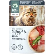 PURE NATURE CAT Senior Drób,dziczyznarozmaryn 85g