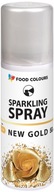 Food Colours Barwnik w aerozolu (spray) 50 ml 1 sztuka kolor ZŁOTY NEW GOLD