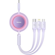 BASEUS kabel Typ C do Micro/Lighting/Typ C 3w1 Bright Mirror 2 Power Delive