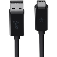 Belkin, USB-A 3.1 / USB-C, Kabel 3A 10Gbps 1m