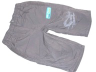 EARLY DEYS stalowe spodnie na podszewce 68/74