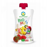 BIO FOOD Bio Mus malina + banan + jabłko Eko 90 g