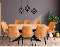 Zostava do obývačky: Stôl so stoličkami, 8xstolička podkrovie