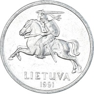 Moneta, Litwa, Centas, 1991