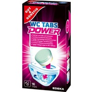 G&amp;G EDEKA WC-TABS POWER TABLETY DO WC ODSTRAŇUJÚ BAKTÉRIE  16 ks DE