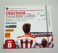 CRACOVIA Kraków - ZAGŁĘBIE Lubin - BILET 2007