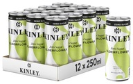 Sýtený nápoj Kinley Elderflower Zero cukor tonic tonikum bez 12x 250ml