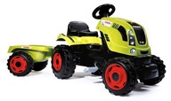 SMOBY Traktor Duży Na Pedały CLAAS Z Przyczepą