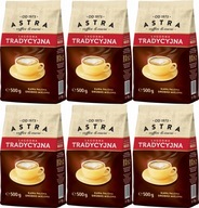 Kawa mielona Astra Łagodna Tradycyjna drobno mielona 500g x6