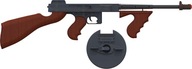 Kovová gangsterská pištoľ 8 nábojov (Gonher)