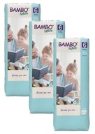 BAMBO NATURE XL 6 EKO PIELUSZKI 16kg+ 3x40szt 3PAK