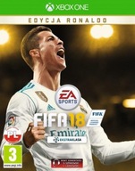 Xbox One S X Series FIFA 18 Edycja Ronaldo PL Nowa w Folii