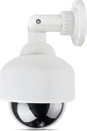 ATRAPA KAMERY PTZ OBROTOWA KAMERA MONITORINGU 360° DIODA LED 2xAA WISZĄCA