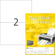 T4802 TopStick Univerzálne etikety, 2 etikety na list A4