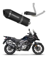 DL 650 V-Strom / XT 2017 - 2024 výfuk tlmič HP7 BLACK DOMINATOR