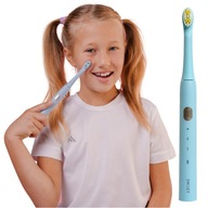 Elektrická sonická zubná kefka pre deti Smiley Light modrá