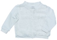 KAPPAHL biała bluza dresowa dziewczęca PLUSZOWA ecru J.NOWA 62-68